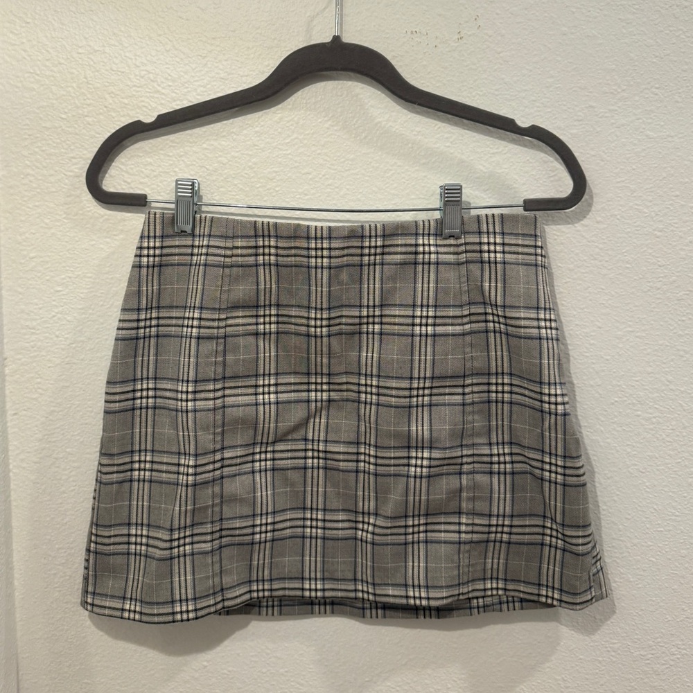 Plaid Mini Skirt